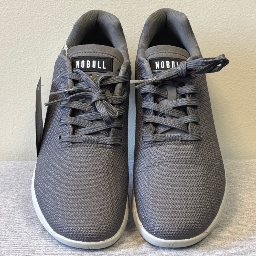 NOBULL SuperFabric Trainer Mens 8.5 Womens 10 Grey Cross Training Shoes NWOT